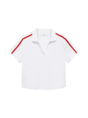 Koszulka polo Mango czerwony