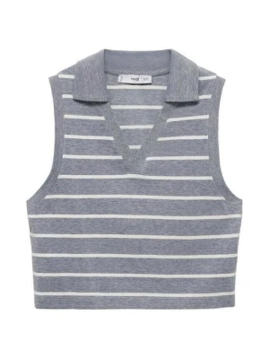 Koszulka polo Mango granatowy