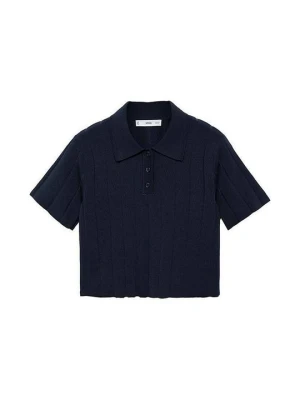 Koszulka polo Mango szafirowy