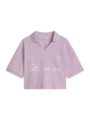 Koszulka polo Marc O'Polo liliowy