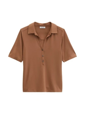 Koszulka polo Marc O'Polo brązowy