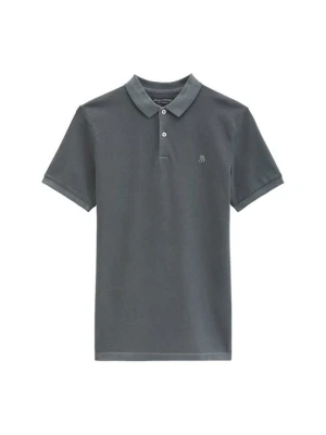 Koszulka polo Marc O'Polo ciemnoszary