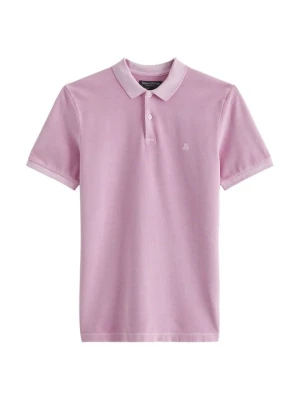 Koszulka polo Marc O'Polo fioletowy
