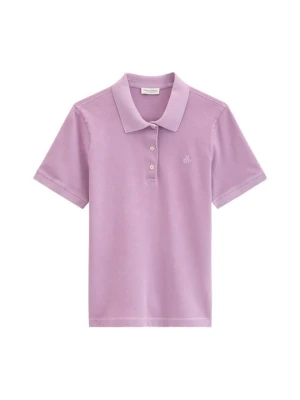 Koszulka polo Marc O'Polo fioletowy