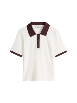 Koszulka polo Marc O'Polo mleczny