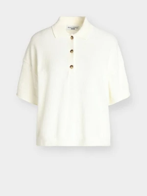 Koszulka polo Marc O'Polo mleczny