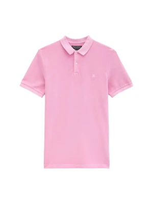 Koszulka polo Marc O'Polo różowy