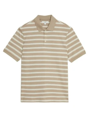 Koszulka polo Marks & Spencer beżowy