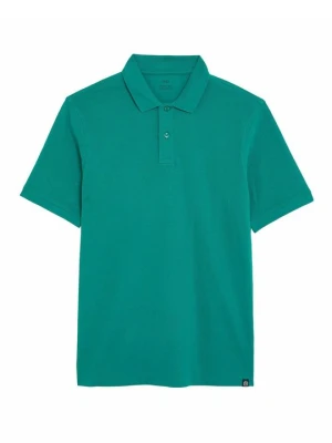 Koszulka polo Marks & Spencer turkusowy