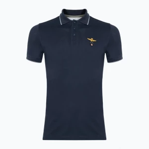 Koszulka polo męska Aeronautica Militare Essential blue/black