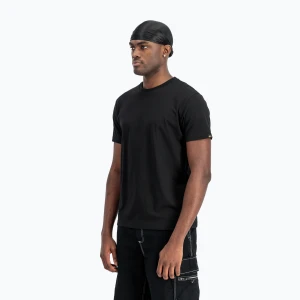 Koszulka polo męska Alpha Industries Label T Back Print black