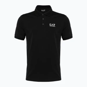 Koszulka polo męska EA7 Emporio Armani Train Visibility black