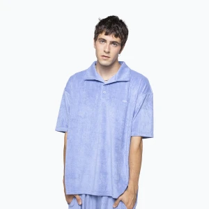 Koszulka polo męska Kaotiko Towel sky blue