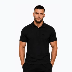 Koszulka polo męska Octagon Legion Small Logo 3D Polo black