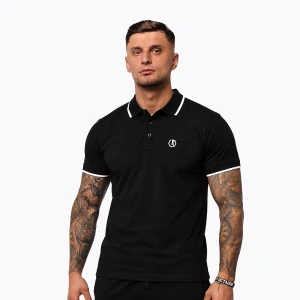Koszulka polo męska Octagon Legion Tipped Small Logo 3D Polo black