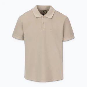 Koszulka polo męska Pitbull Washed Polo pale sand