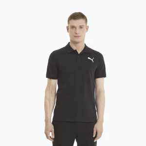 Koszulka polo męska PUMA Ess Pique Polo puma black/cat