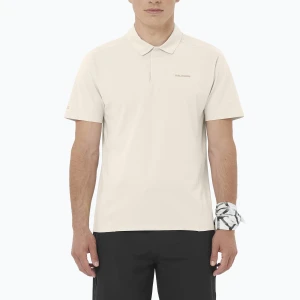 Koszulka polo męska Salomon Trackline Polo silver cloud