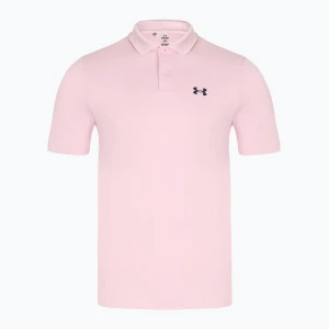 Koszulka polo męska Under Armour Matchplay Polo prime pink / midnight navy