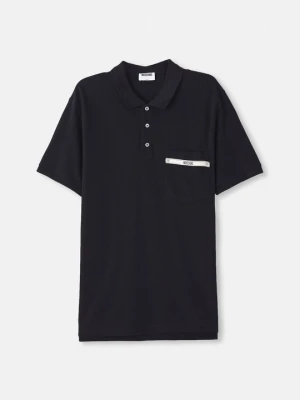 Koszulka polo MOSCHINO czarny