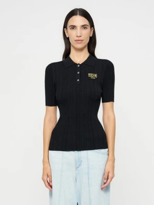Koszulka polo MOSCHINO czarny
