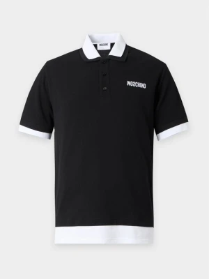 Koszulka polo MOSCHINO czarny