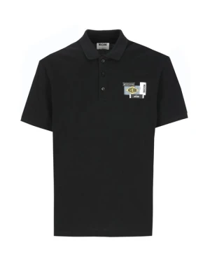 Koszulka polo MOSCHINO czarny