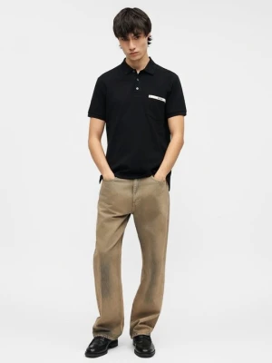 Koszulka polo MOSCHINO czarny