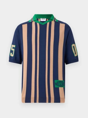 Koszulka polo MOSCHINO granatowy