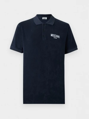 Koszulka polo MOSCHINO niebieski