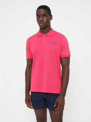 Koszulka polo MOSCHINO różowy