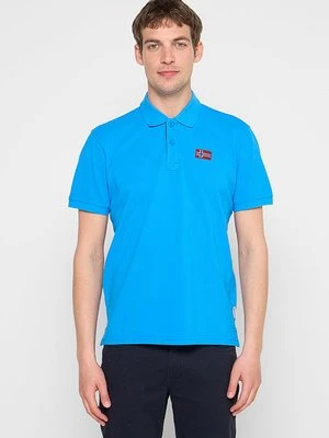 Koszulka polo Napapijri niebieski