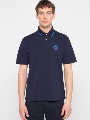 Koszulka polo Napapijri granatowy