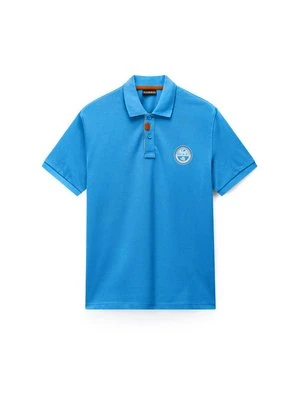 Koszulka polo Napapijri niebieski