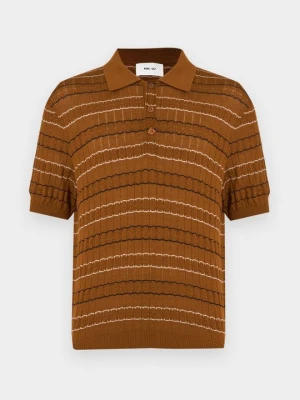 Koszulka polo NN.07 brązowy