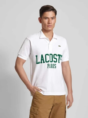 Koszulka polo o kroju classic fit z nadrukiem z logo model ‘FRENCH ICONICS’ Lacoste