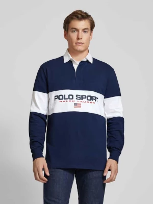 Koszulka polo o kroju classic fit z nadrukiem z logo Polo Sport