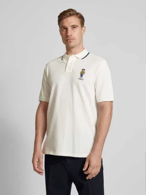 Koszulka polo o kroju classic fit z wyhaftowanym motywem i logo Polo Ralph Lauren