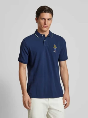 Koszulka polo o kroju classic fit z wyhaftowanym motywem i logo Polo Ralph Lauren