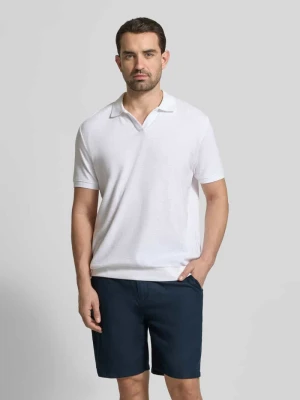 koszulka polo o kroju comfort fit z dekoltem w serek lindbergh