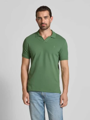 Koszulka polo o kroju custom slim fit z dekoltem w serek Polo Ralph Lauren