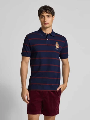 Koszulka polo o kroju custom slim fit z haftem Polo Ralph Lauren