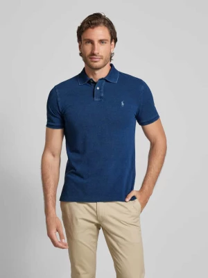 Koszulka polo o kroju custom slim fit z wyhaftowanym logo Polo Ralph Lauren