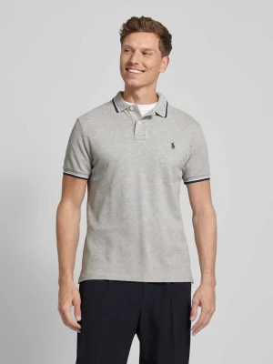 Koszulka polo o kroju custom slim fit z wyhaftowanym logo Polo Ralph Lauren