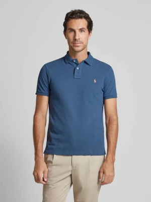 Koszulka polo o kroju custom slim fit z wyhaftowanym logo Polo Ralph Lauren