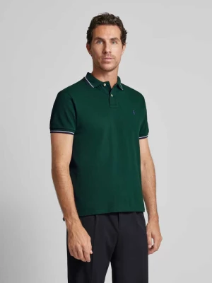 Koszulka polo o kroju custom slim fit z wyhaftowanym logo Polo Ralph Lauren