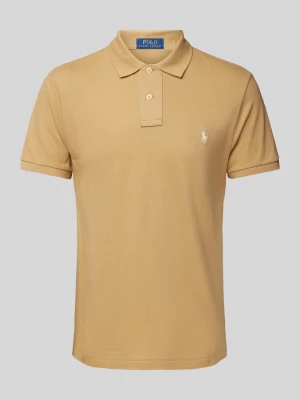 Koszulka polo o kroju custom slim fit z wyhaftowanym logo Polo Ralph Lauren