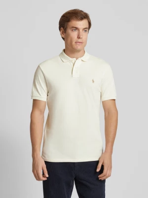 Koszulka polo o kroju custom slim fit z wyhaftowanym logo Polo Ralph Lauren