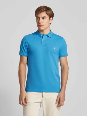 Koszulka polo o kroju custom slim fit z wyhaftowanym logo Polo Ralph Lauren