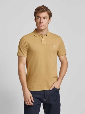 Koszulka polo o kroju custom slim fit z wyhaftowanym logo Polo Ralph Lauren